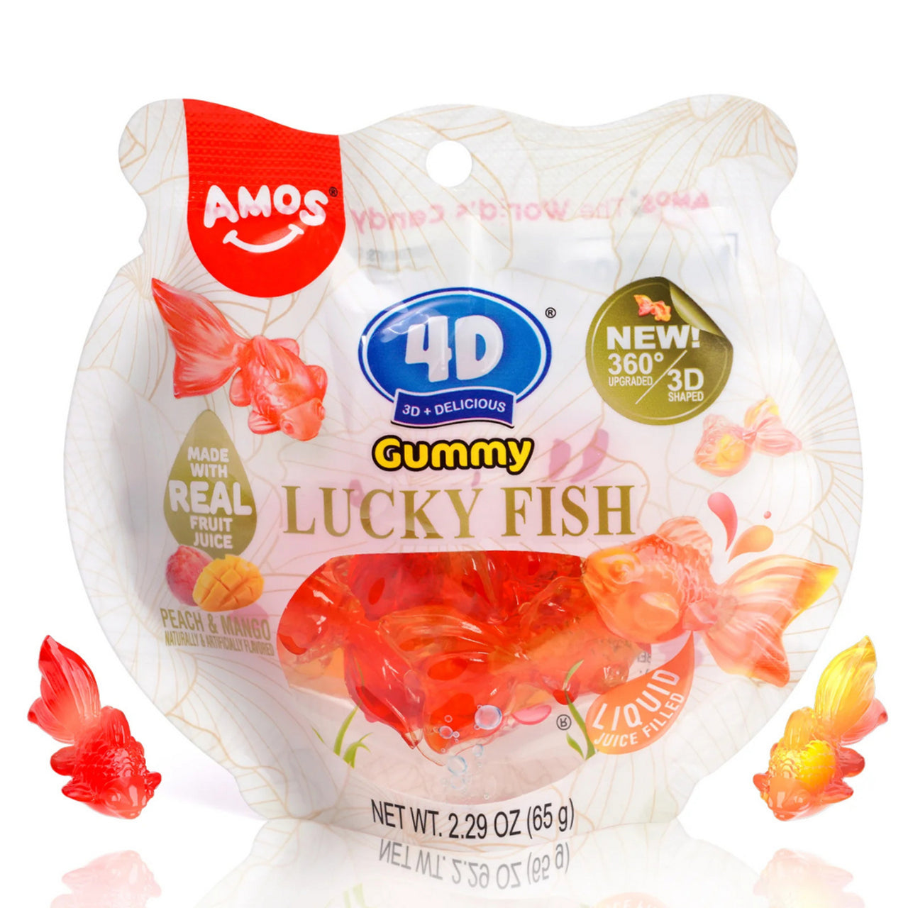Amos 4D Gummy Candy 6oz Bags