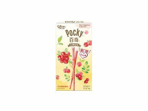 Fruit pellet Pocky Cookie milk cranberry flavor