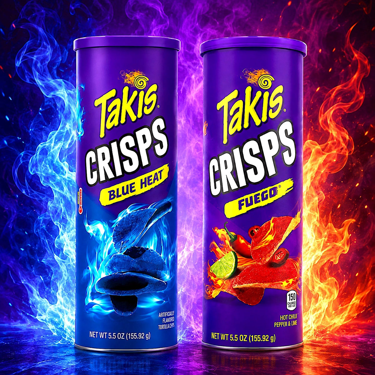 Takis Pringles 5.5oz Cans