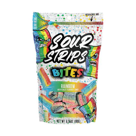 Sour Strip Bites Gummy Candy 6.35oz