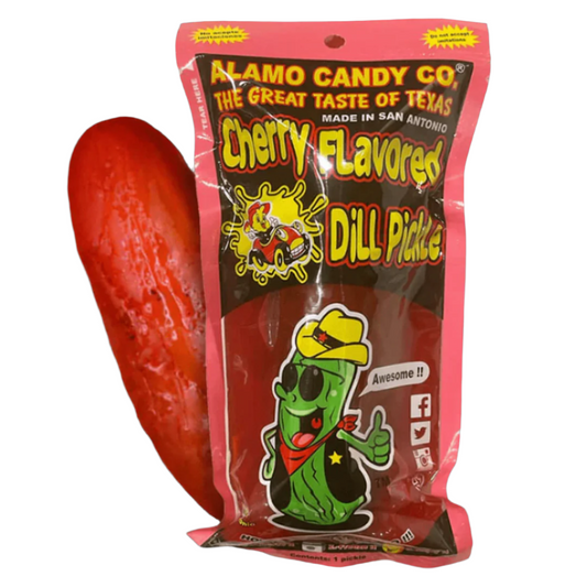 Alamo Candy Cherry Flavored Dill Pickle