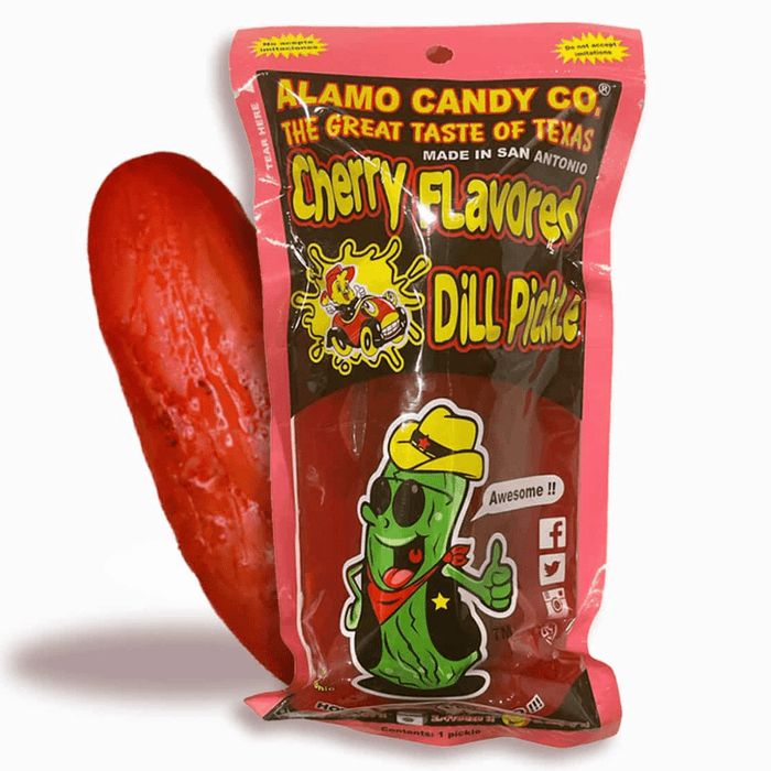 Alamo Candy Cherry Flavored Dill Pickle