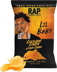 Rap Snacks Lil Baby Cheddar Cheese Sour Cream