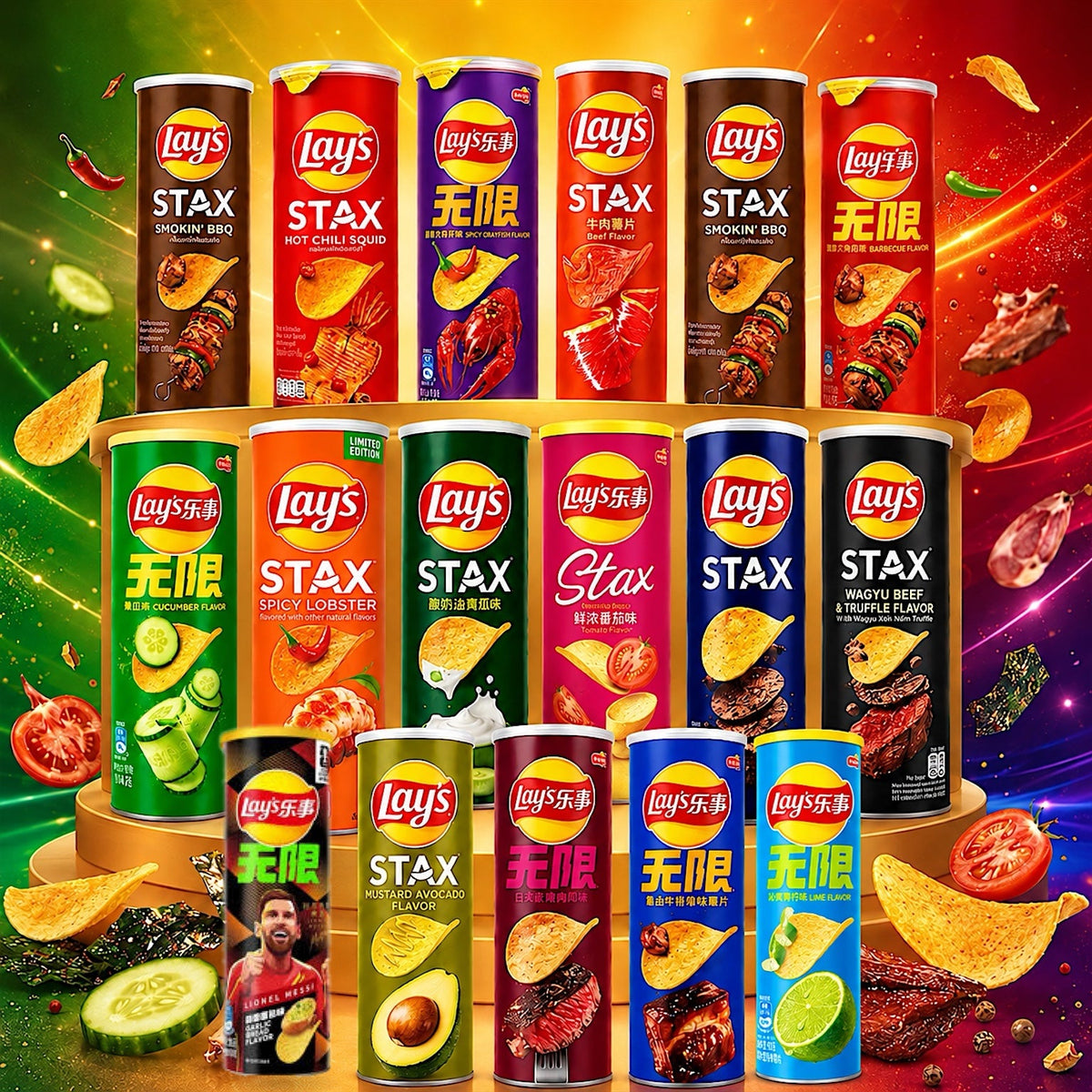 Exotic Asian Lay's Stax Flavors