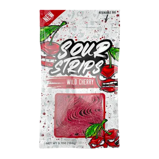 Sour Strips Wild Cherry