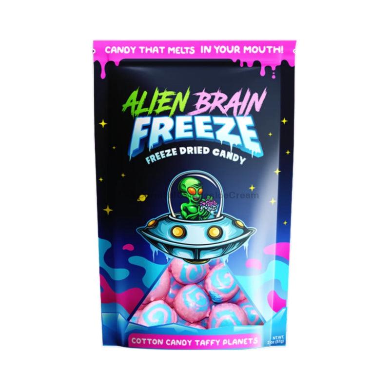 Alien Brain Freeze Dried Candy Cotton Candy Taffy Planets