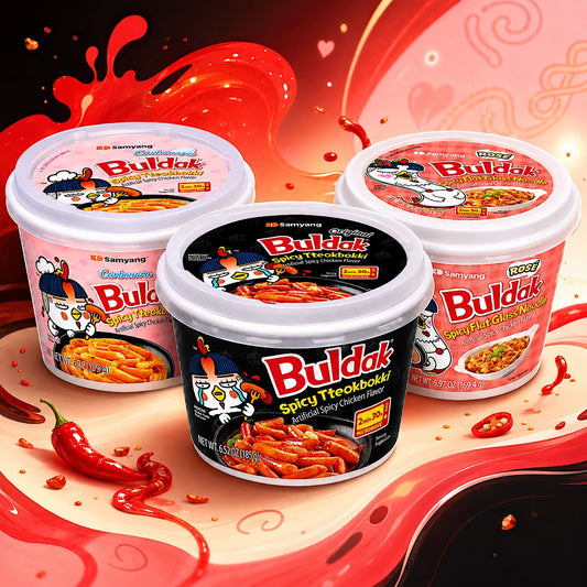 Buldak Noodles & Tteokbokki Bowls