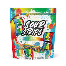 Sour Strips Rainbow Big Bag