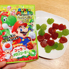 Super Mario Gummy Cola & Melon Soda