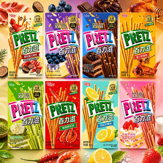 Exotic Pretz Flavors Biscuits Sticks
