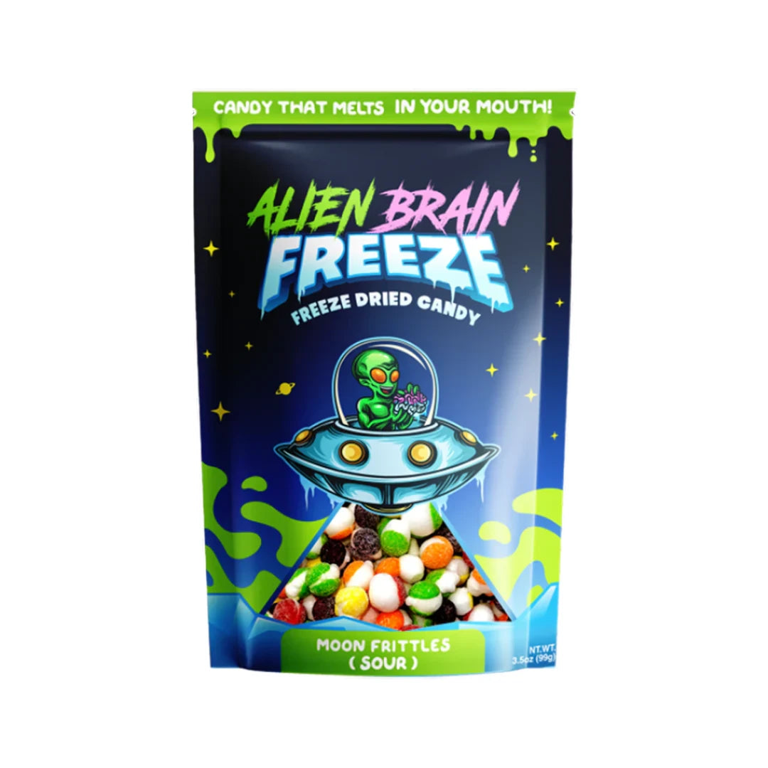 Alien Brain Freeze Dried Candy Moon Frittles (Sour)