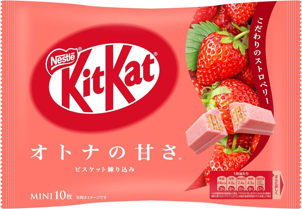 Kitkat White chocolate strawberry flavor